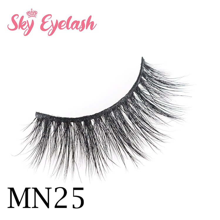 Wholesale natural mink lashes in package Hollywood lashes USA